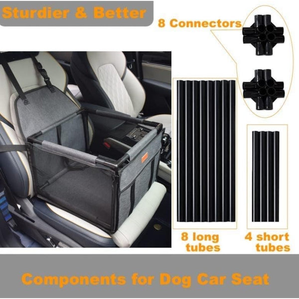 Pet Dog Car Seat, Pet Carrying Basket Suitable for Small Dogs And Cats, Foldable Pet Travel Car Seat Box
