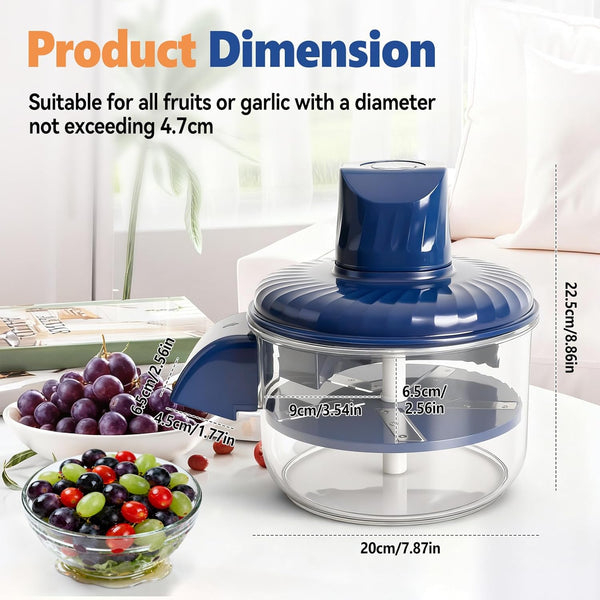 Electric Grape Peeling Machine, 3 in 1 Automatic Automatic Small Fruit Peeling Tool Garlic Peeler Machine for Grapes Garlic Tomato Dates Plums Olives