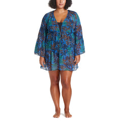 Rod Beattie Ladies Bleu Beach Cover up Dress Palm Tree