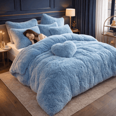 Super Plush Shaggy Fur Duvet Cover Set 3pcs | Ultra Soft Luxury Bedding for Winter | Warm, Cozy & Hotel-Grade Comfort | Premium Faux Fur Bed Set for Deep Sleep & Stylish Bedrooms