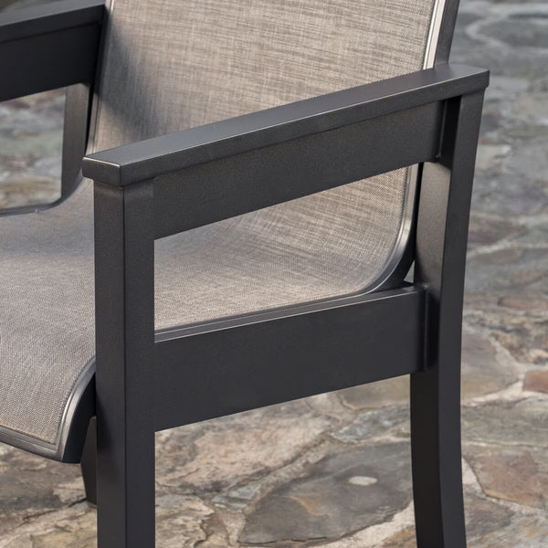 Sunvilla Fairchild 7 Piece Sling Dining Patio Set + Cover