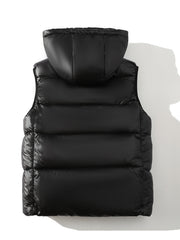 Middle Eastern Black Golden Vest for Couples, Unisex Hooded