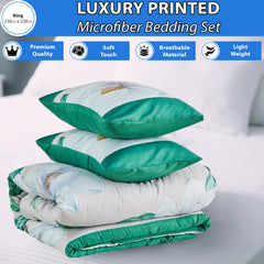 Microfiber Printed Bedding Set | Ultra Soft Duvet Quilt Cover Lightweight & Breathable Fabric | Elegant Patterned Design for Modern Bedrooms | Available in King Size | Machine Washable, Quick Dry & Long Lasting Comfort | LOCAL WAREHOUSE Dispatch | Trusted