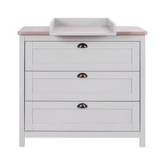 Tutti Bambini Verona Chest Changing Unit, Grey & Oak