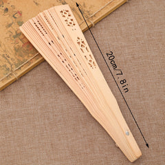3pcs Sunflower Sandalwood Fans Hand Held Folding Fans Wooden Openwork Personal Handheld Folding Fans for Shower Wedding Party Favors