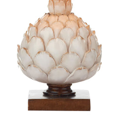 Layer Artichoke Cream Table Lamp with Pleated Shade