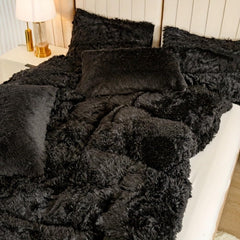 Teady bear Long Cord Microfiber Duvet Set | Hotel-Quality Comfort with Button Closure & Corner Ties | Machine Washable for Easy Care | Single, Double, King, Super King Sizes Available