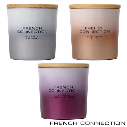 French Connection Ombre Candles 322G, 3 Piece