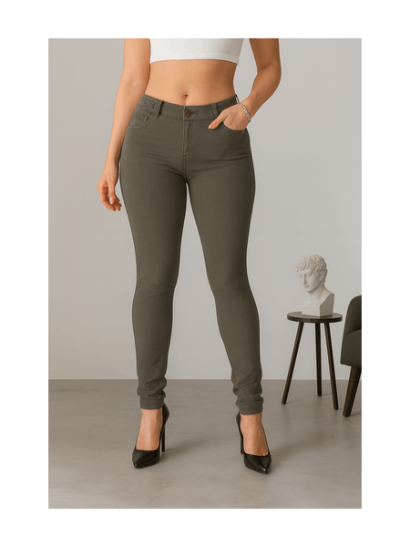 Women’s High-Waisted Stretch Jeans LOOK Jeggings Slim Fit Skinny Denim Trousers – Comfortable, Soft, Pull-On Elastic Waist Pants for Shaping Body Contour, Casual Everyday Wear, Lightweight, Breathable, Stretchy Jean Leggings, Fashion Essentials, Slimming