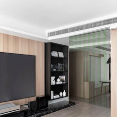 Aluminium Door Fly Screen Metal Chain Curtain Blind Insect Blinds 214cm *90cm