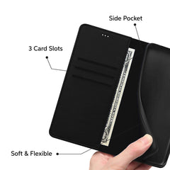 Luxury Case for iPhone 16 Pro Max Plus, 15 Pro Max Plus, 14 Pro Max Plus, 13 Pro Max mini, 12 Pro Max Mini, 11 Pro Max XS MAX XS X SE 8 Plus 7 Plus 6 6S PlusLeather Phone Case Cover, PU Faux Leather Wallet Book Folio Flip Magnetic Shockproof Case with Car
