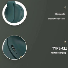 Mini Clip on Fan, Ultra Compact 360° Portable Handheld Fan, 50% Smaller with High Density Battery, Long Lasting Desk Fan, Good item for Travel, Outdoor