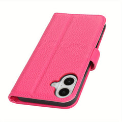 Phone Case: Magnetic Closure Genuine Leather Wallet Case for iPhone 17 Series RFID Blocking 4 Card Slots Premium Protection for 17 Pro Max 17 Air 17 Pro