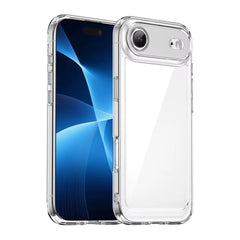 TVELO Clear Phone Case for iPhone 17, iphone 17 air, iphone 17 pro, iphone 17 pro max, Transparent Slim Fit Hard Protective Cover, Shockproof Mobile Case black greay