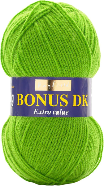 Sirdar Hayfield Bonus DK Double Knitting, White (961), 100G