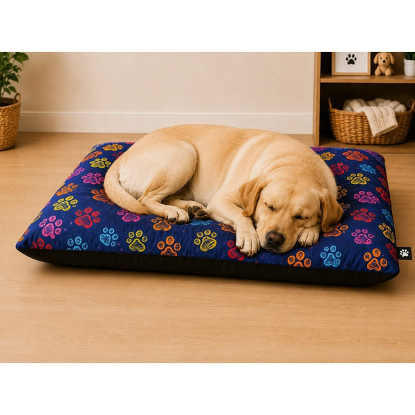 Dog Pet Bed with Removable Zipped Cover Large 95cm x 65cm Soft Washable Cushion