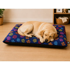 Dog Pet Bed with Removable Zipped Cover Large 95cm x 65cm Soft Washable Cushion