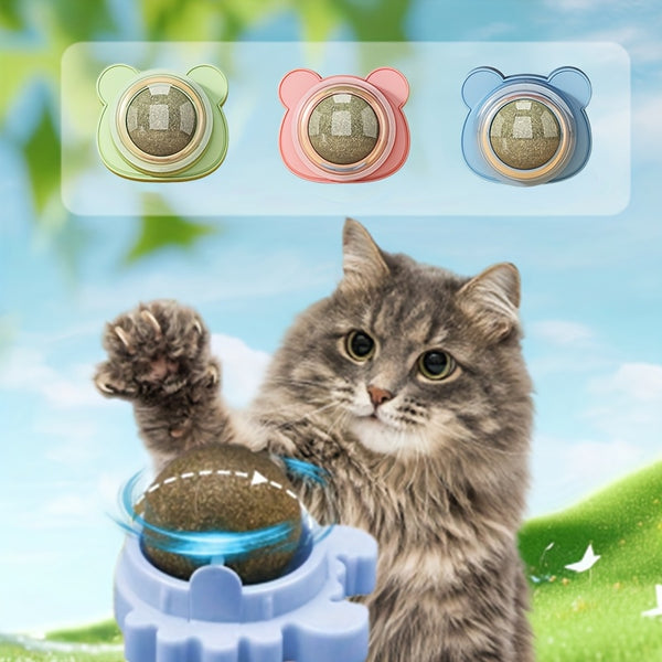 3pcs Interactive Rattan Cat Toy, Ball-Shaped, Chew And Play, Dental Health And Teeth Cleaning | Indoor Cats, All Breeds | Natural Rattan Material, Cat Plaything|Interactive Cat Toy|Durable Cat Toy, Without Battery