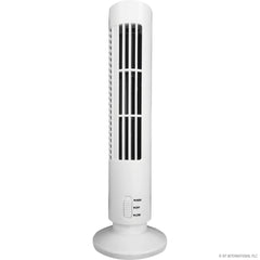 Mini USB Tower Desk Fan Portable Quiet Cooling Air Fan 2 Speed Desktop Cooler for Office, Room, Home Bedroom Travel UK, Summer Fan