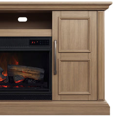 Tresanti Nottingham Media Mantel with Classicflame Coolglow 2-In-1 Electric Fireplace & Fan