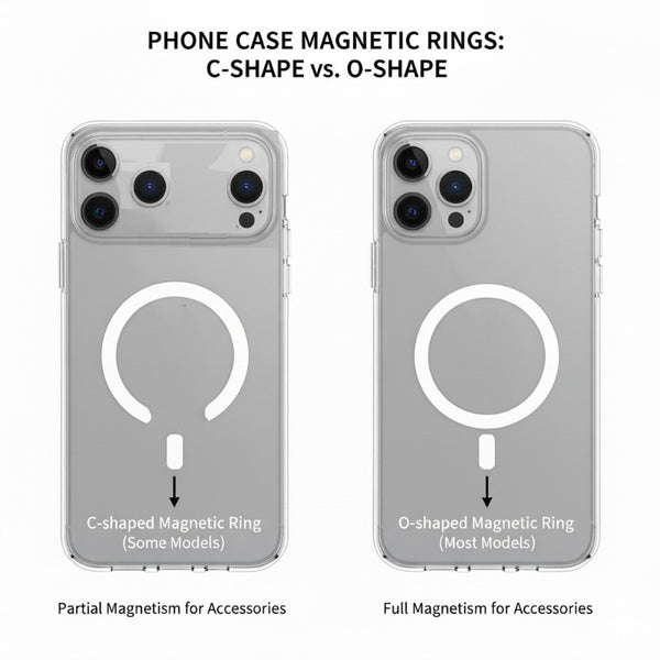 Phone Case: Luxury Magnetic Phone Case with Metal Camera Stand, Clear Transparent Shockproof Cover with Detachable Lens Film, Compatible for iPhone 17 Pro Max/16/15/14/13 Series