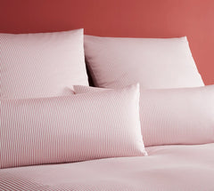Cambridge TC200 Stripe Duvet Cover Set Hot Pink Premium Bedding Set