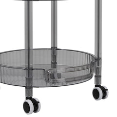 1pc 3-layer Slim Rolling Storage Cart with 4-Wheel Mobility, Practic Plastic Kitchen Storage Trolley with Handle and Hook, Multifuctional Shelving Unit Storage Rack Oganizer for Snack, Book, Sundries in Bathroom, Bedroom, Kitchen & Home Organization