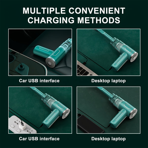Powerful Vacuum Cleaner with Operation & Crevice - Heavy-Duty Plastic Vacuum Suitable for Hardwood Floors, Carpets, Pet Hair Removal - Ideal Gift for Men, Women, Birthdays &