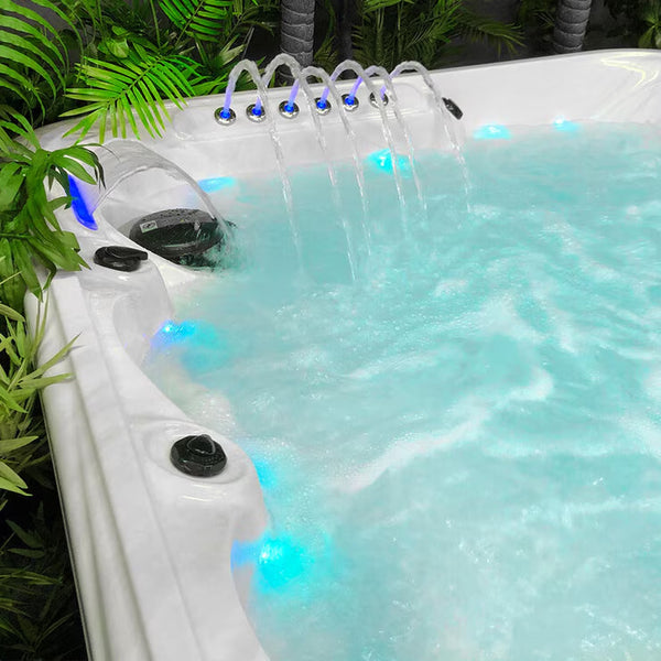Blue Whale Spa Fisher Cove 85-Jet 6 Person Hot Tub - Delivered and Installed