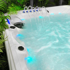 Blue Whale Spa Fisher Cove 85-Jet 6 Person Hot Tub - Delivered and Installed