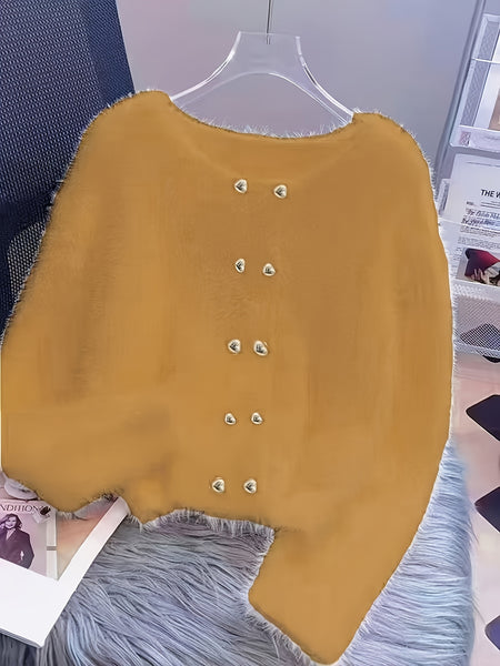 Premium Warm Faux Mink Sweater