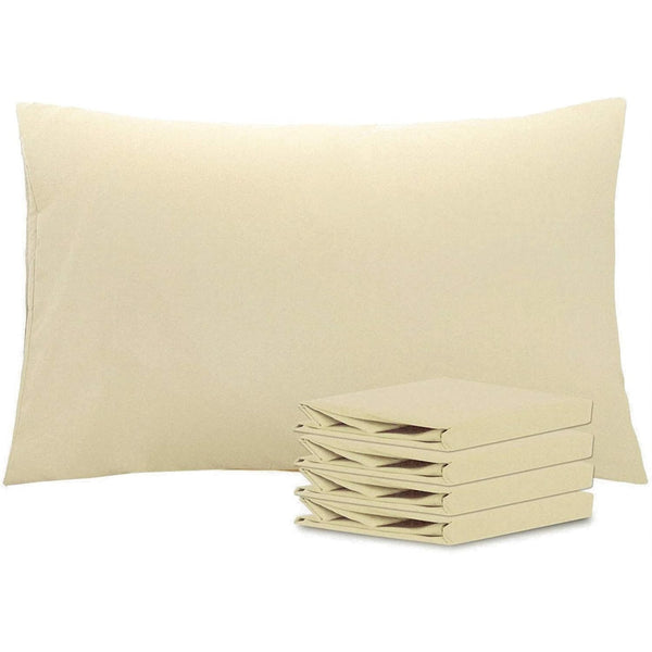 Pack of 2 Softtouch Ultra-Fine Pillowcases, 200Tc Pure 100% Polycotton Envelope Closure Pillow Covers, Available in a Variety of Colors, Fade-Resistant Fabric Bedding, Suitable for Various Style Settings, Machine Washable.