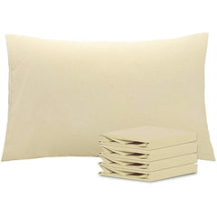 Pack of 2 Softtouch Ultra-Fine Pillowcases, 200Tc Pure 100% Polycotton Envelope Closure Pillow Covers, Available in a Variety of Colors, Fade-Resistant Fabric Bedding, Suitable for Various Style Settings, Machine Washable.