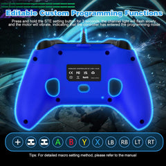 FOIRCEADAL 2 Pack Wird Controller for Pc/Xbox-One/X/S [Need Windows Upgrade Built Adaptive Gaming Turbo/Vibration/Gyro/Wake-Up Function 3.5 Mm Audio