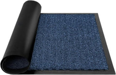 BLADO Washable Door Mats Indoor & Outdoor - Non-Slippery Heavy Duty - Stylish & Large Rubber - Perfect Dust Grabbing Doormats (Anthracite, 40Cm X 60Cm)
