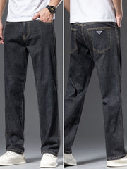 Geng Yuanshi High-End Summer Men's Jeans New Trend Fashion Straight-Leg Light Business Stretch Denim Pants