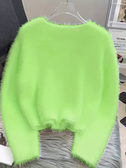 Premium Warm Faux Mink Sweater