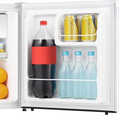Fridgemaster MUR4545 Small Table Top 45Cm Mini Fridge - 45 L - Mechanical Control with Adjustable Thermostat - Reversible Door - 39 Db Low Noise - Broad Climate Design - White - E Rated