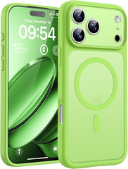 TOCOL Magnetic for Iphone 17 Pro Max Case 6.9-Inch, Compatible with Magsafe, Full Camera Protection, Built-In Magnetic Ring, Drop Protection Shockproof Translucent Matte Phone Cover