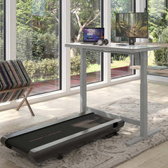 Tresanti Geller Power Adjustable Height Tech Desk, White