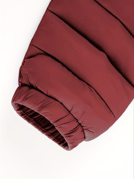 Women's Autumn/Winter Fashion Simple Versatile Lightweight Commuter Hooded Padded Coat with Pockets