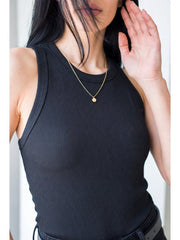 Women'S Sleeveless Ribbed Tank Top - Slim Fit Striped Longline Top for Layering or Casual Wear, Breathable Summer Shirt with Elegant Design, Hand Wash Only, Ladies Tank Tops