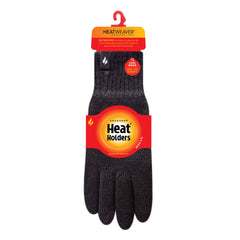 Heat Holders Men'S Original Thermal Gloves 2 Pack in Black