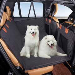 Back Seat Extender Dog Seat Cover for Back Seat, Hard Bottom Car Seat Cover