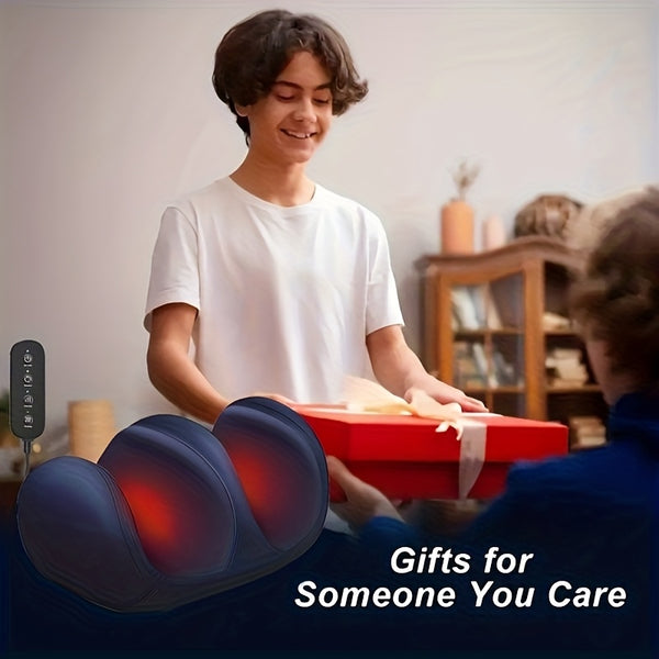 YUNSHAW Foot Massager Machine with Heat, 3 Heat Level & 3 Modes, Shiatsu Feet and Leg Massager, Kneading Rolling for Foot, Calf, Ankle, Leg, Plantar, Massage Gift for Mom/Dad/Women/Men (with Remote Control)