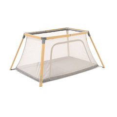 Tutti Bambini Cozee Go Day & Night Travel Cot Bundle, Oak & Charcoal