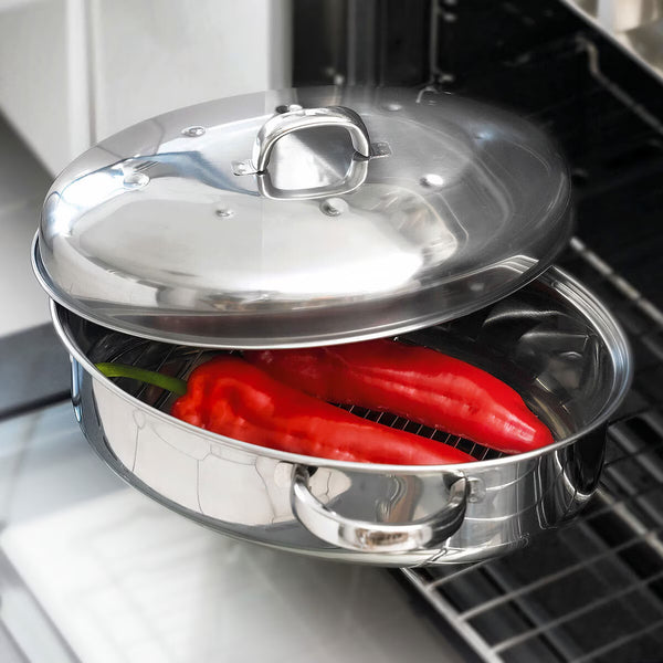 Judge Stainless Steel Oval Roaster & Rack