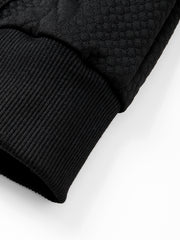 Men'S Fashion Sweatshirt 3pcs Set, Men'S Stand-Up Collar Long Sleeve Sweater And Top, Autumn Winter Skin-Friendly Comfortable Soft Round Neck Casual Sweatshirt, Fashionable Trendy Regular Versatile Top, Ribbed Cuff Design