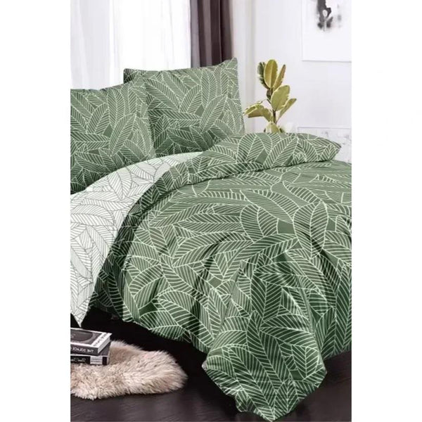 Leaf Print Printed Duvet Cover Set