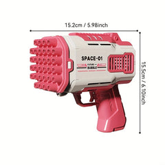 Boys And Girls Handheld Bubble Machine Outdoor Sports Play Blowing Bubbles Toy, Without Bubble Liquid, Without Battery, Holiday Gift